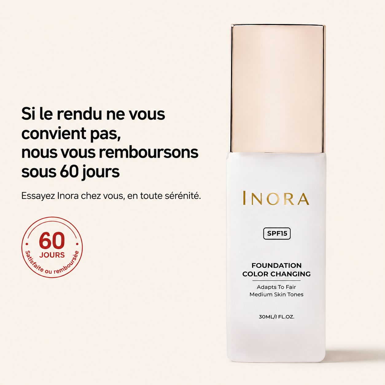 Fond de teint Inora