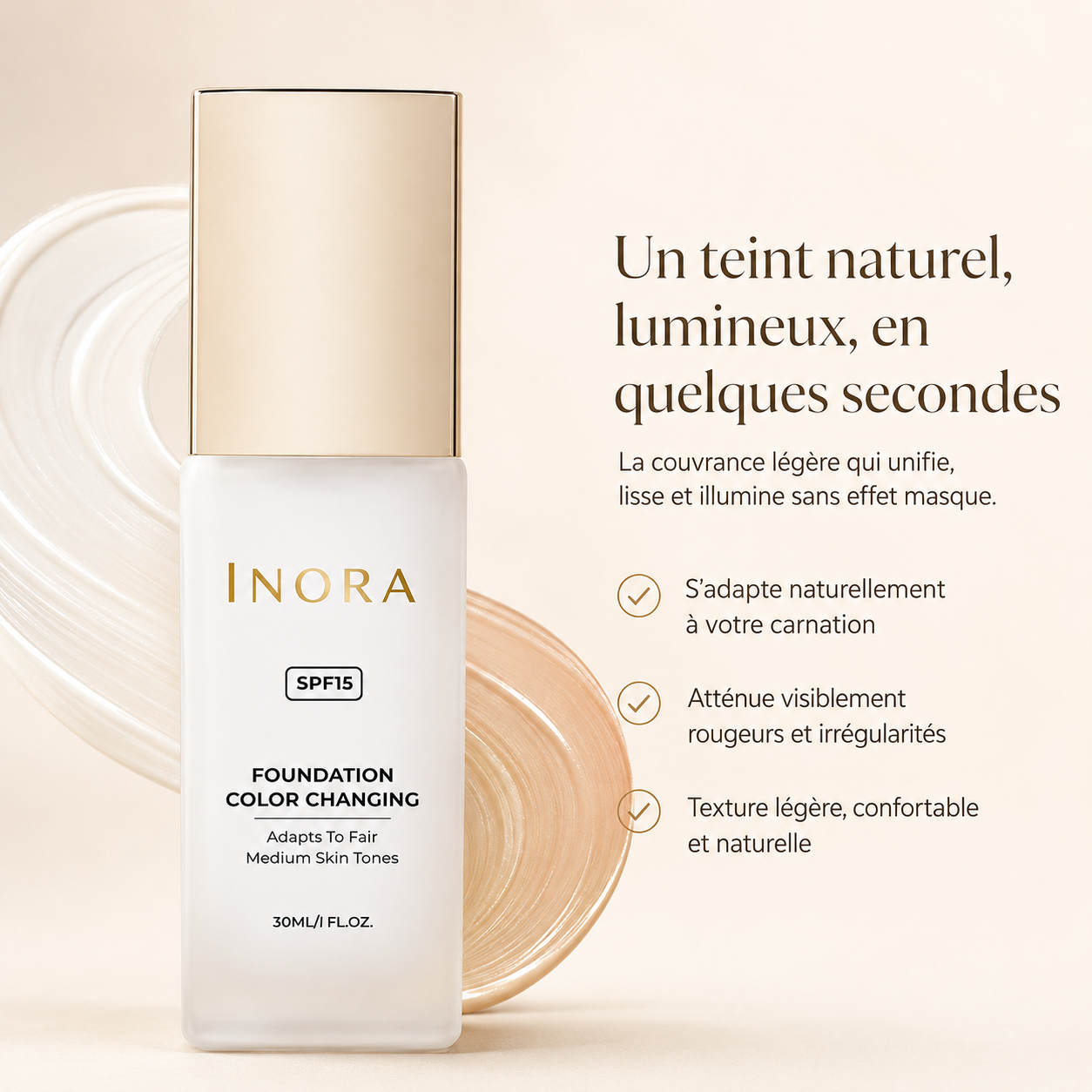 Fond de teint Inora
